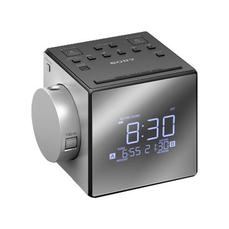 Sony | ICF-C1PJ | Clock Radio with Time Projector | Silver